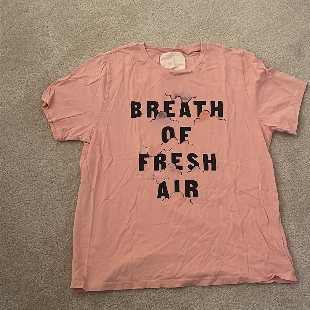 ban.do Pink 'Breath of Fresh Air' Tee